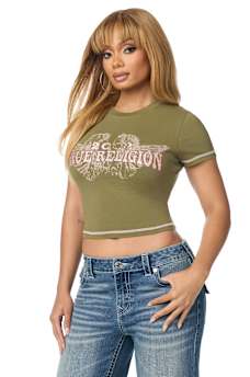CRYSTAL BABY TEE