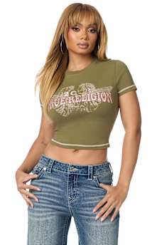 CRYSTAL BABY TEE