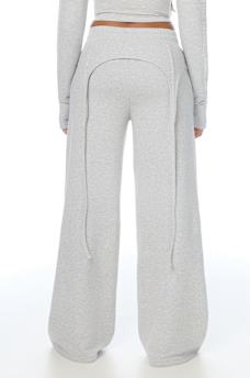 SPORTY GARTER WIDE LEG PANT