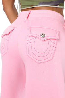 ALLOVER PRINT CRYSTAL BIG T BAGGY SWEATPANT