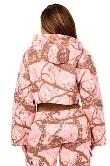 BEDAZZLED CAMO RELAXED HOODIE