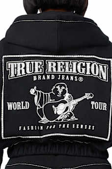 BIG T CRYSTAL GIRLFRIEND ZIP HOODIE