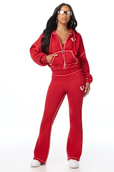 BIG T CRYSTAL GIRLFRIEND ZIP HOODIE