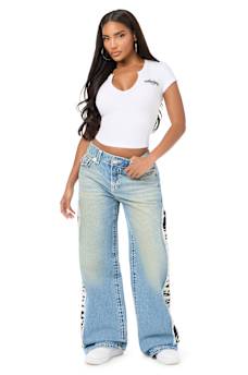 BOBBI RECONSTRUCTED SUPER T FLAP BAGGY JEAN