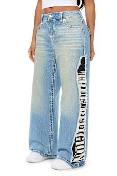 BOBBI RECONSTRUCTED SUPER T FLAP BAGGY JEAN