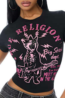 CRYSTAL PUNK BABY TEE