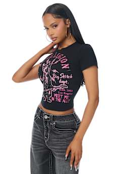 CRYSTAL PUNK BABY TEE