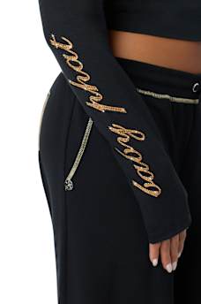 TRUE RELIGION X BABY PHAT CRYSTAL LONG SLEEVE BABY TEE