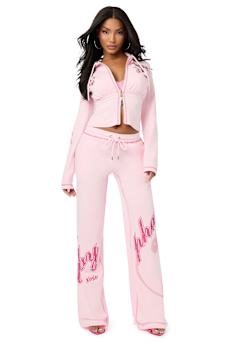 TRUE RELIGION X BABY PHAT CRYSTAL ZIP HOODIE