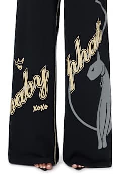 TRUE RELIGION X BABY PHAT LOW RISE BAGGY SWEATPANT