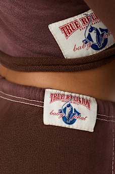 TRUE RELIGION X BABY PHAT CRYSTAL LOW RISE SWEATPANT