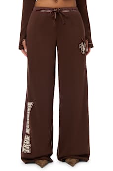 TRUE RELIGION X BABY PHAT CRYSTAL LOW RISE SWEATPANT