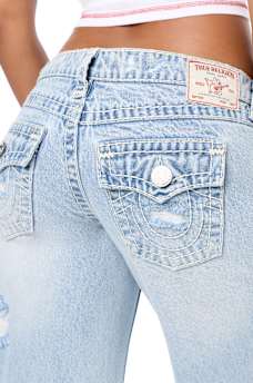 JUNO LOW RISE SUPER T FLAP BAGGY JEAN
