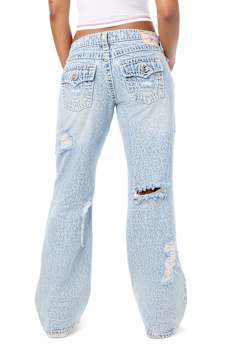JUNO LOW RISE SUPER T FLAP BAGGY JEAN