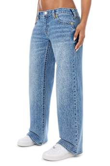 JUNO LOW RISE FLAP BAGGY JEAN
