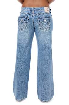 JUNO LOW RISE FLAP BAGGY JEAN