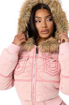 TRUE RELIGION X BABY PHAT SUPER T PUFFER JACKET 