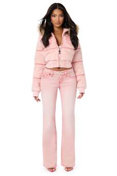 TRUE RELIGION X BABY PHAT SUPER T PUFFER JACKET 