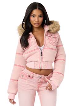 TRUE RELIGION X BABY PHAT SUPER T PUFFER JACKET 