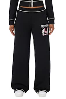 CRYSTAL LOW RISE BAGGY SWEATPANT