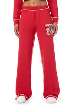 CRYSTAL LOW RISE BAGGY SWEATPANT