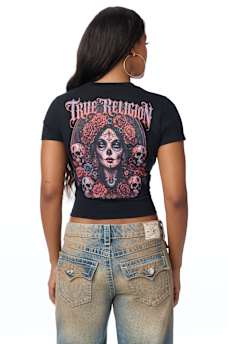 DAY OF THE DEAD GRAPHIC BABY TEE
