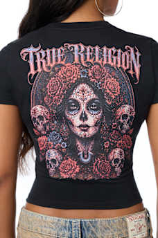 DAY OF THE DEAD GRAPHIC BABY TEE
