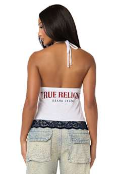 BRANDED LACE CAMI TOP