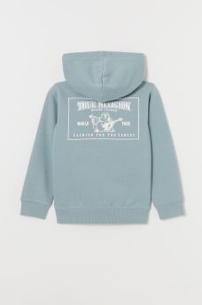 BOYS STITCH LOGO ZIP HOODIE, image 1