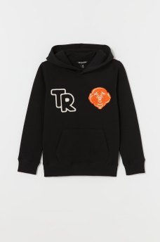 BOYS TR BUDDHA PATCH FLEECE HOODIE, image 1