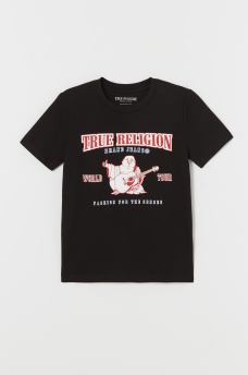 BOYS TR BUDDHA PUFF PRINT TEE