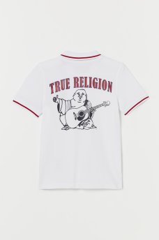  BOYS TRUE RELIGION LOGO POLO SHIRT, image 2