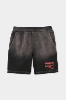 BOYS LOGO OMBRE SWEAT SHORT 