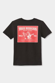 BOYS LOGO PATCH TEE