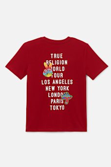 CAMISETA CON ESTAMPADO DE TOUR PARA NI&Ntilde;O