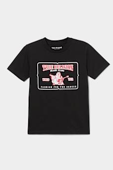 BOYS BOXED BUDDHA LOGO TEE, image 1