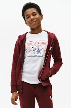 BOYS BOXED BUDDHA LOGO TEE, image 1