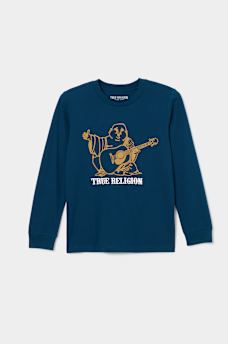BOYS BUDDHA LOGO LONG SLEEVE TEE, image 1