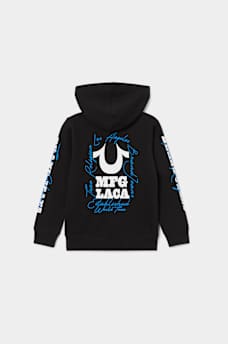 BOYS HORSESHOE LOGO ZIP HOODIE, image 1