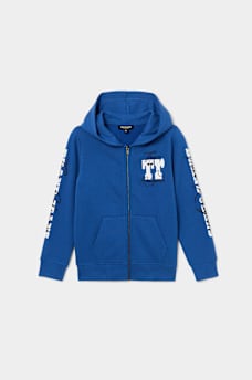 BOYS HORSESHOE LOGO ZIP HOODIE, image 2
