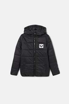 BOYS HORSESHOE HOODED PUFFER JACKET, image 1