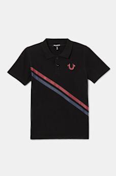 BOYS HORSESHOE STRIPED POLO SHIRT, image 1