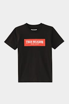 BOYS MESH BOX LOGO TEE, image 1