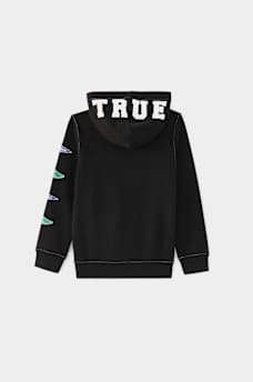 BOYS TRUE RELIGION COLLEGIATE HOODIE, image 4
