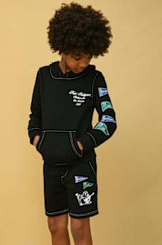 BOYS TRUE RELIGION COLLEGIATE HOODIE, image 1