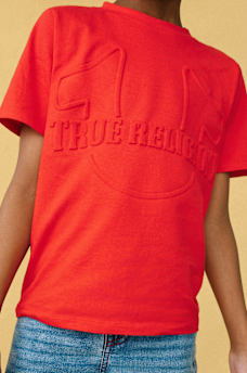 BOYS EMBOSSED LOGO TEE, image 1