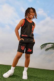 BOYS LOGO MESH SHORT, image 1
