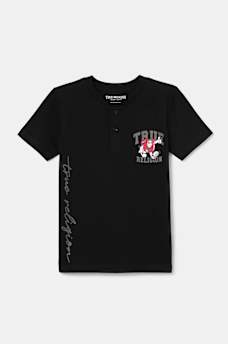 BOYS SHOEY HENLEY TEE, image 1