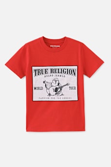 BOYS MESH LOGO TEE, image 2