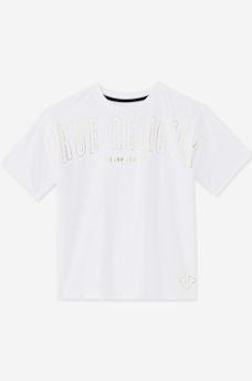 BOYS METALLIC LOGO TEE